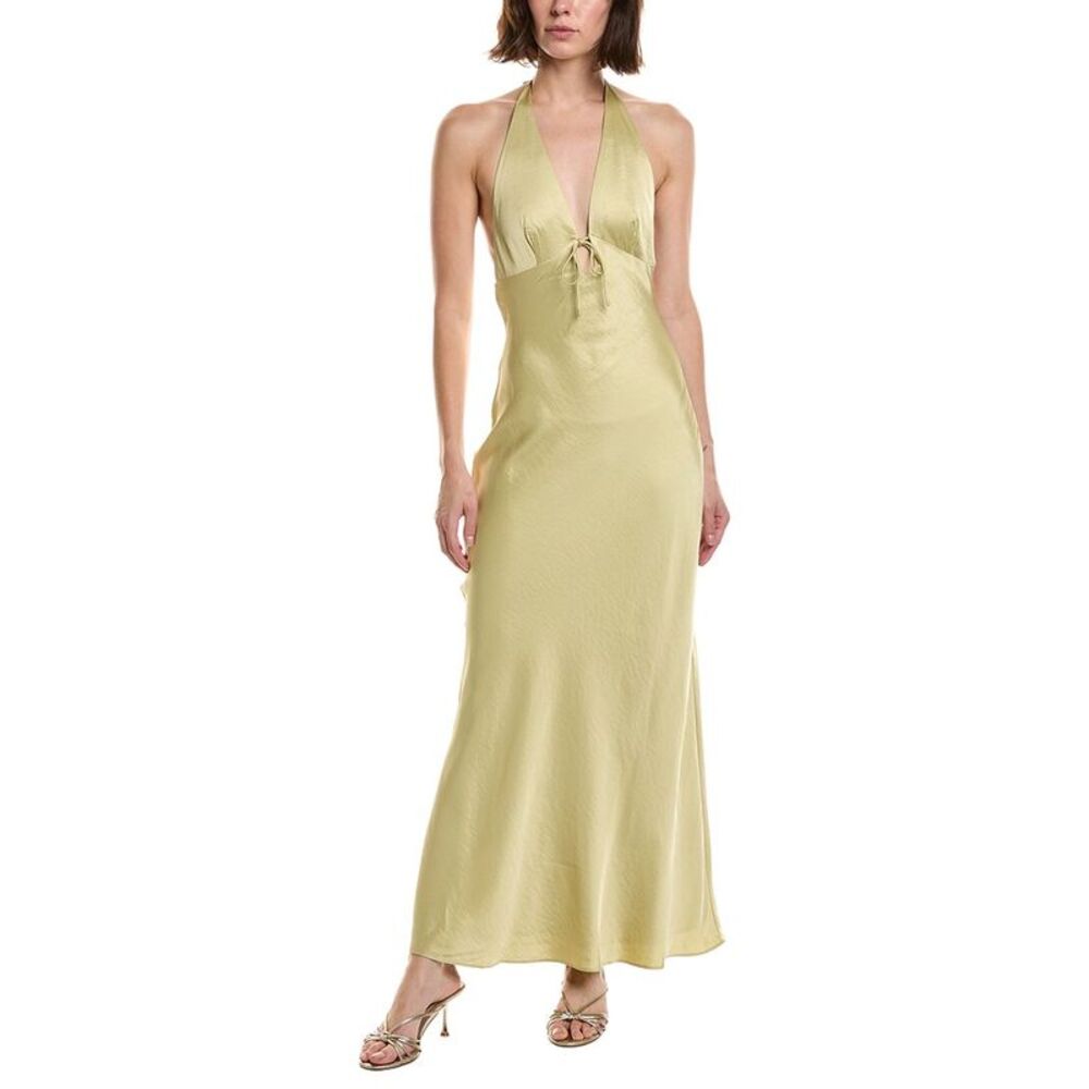 Nia Womens Otis Maxi Dress, Yellow